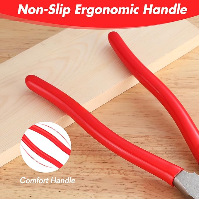 WORKPRO Fencing Pliers, 10-inch Multi Fence Pliers Tool, Heavy Duty Fencing Tools, Barbed Wire Fence Tools, Fence Cutter, Nail Puller, Staple Puller, Cutting Wire, Hammer Head