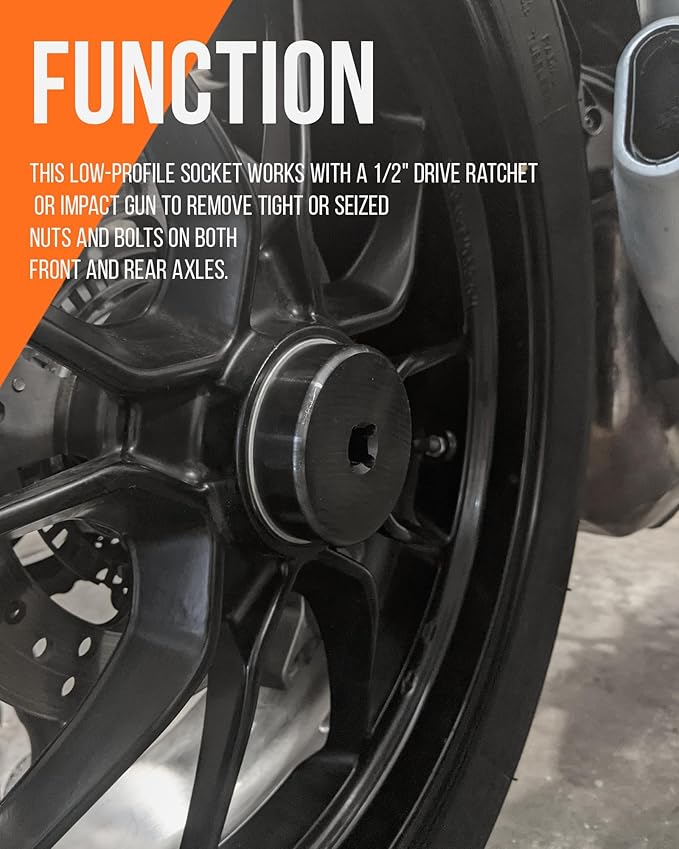 Wheel Nut Socket for Ducati, Front and Rear Wheel Axle Nut Socket Tool for Ducati Motorcycle Panigale V4, Street Fighter 1098, Monster 1200 (30mm + 55mm)