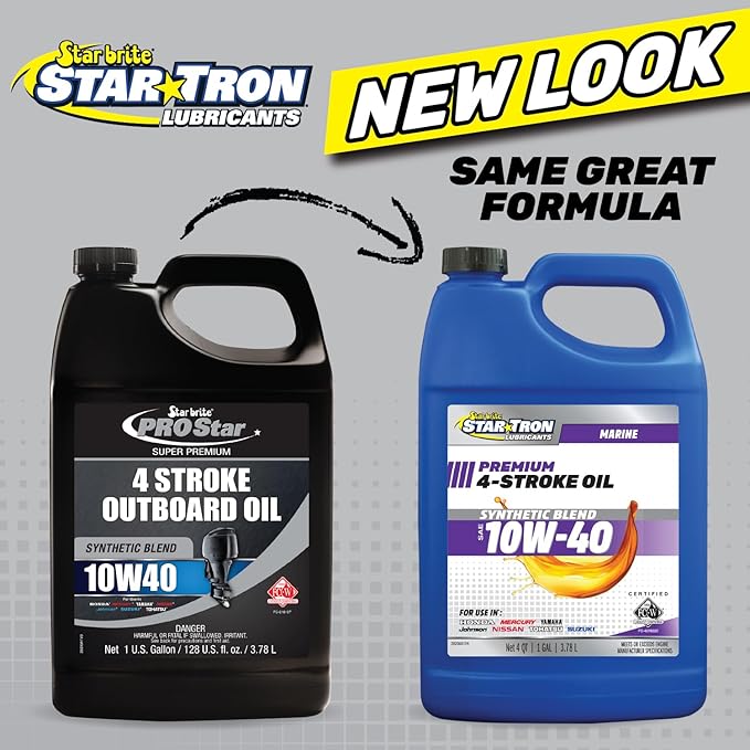 STAR BRITE Star Tron Premium Synthetic Blend 4 Stroke Oil 10W 40-1 GAL (028200)