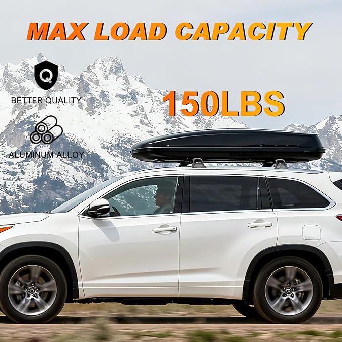 Nilight Roof Rack Cross Bars Compatible with 2014 15 16 17 18 2019 Toyota Highlander XLE Limited SE Aluminum Heavy Duty Rails Crossbars for Cargo Carrier Luggage Box Kayak Bike (not for LE/LE Plus)