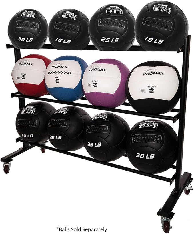 Champion Sports RPX16 Rhino Promax Slam Balls, 16 lb, Soft Shell with Non-Slip Grip, Medicine Wall Exercise Ball for Weightlifting, Plyometrics, Cross Training, & Home Gym Fitness