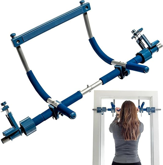 Gym1 Pull Up Bar for Doorway | Door Frame | No Screws Installation for Upper Body Fitness Workout at Home Gym | Made from Professional-Grade Steel