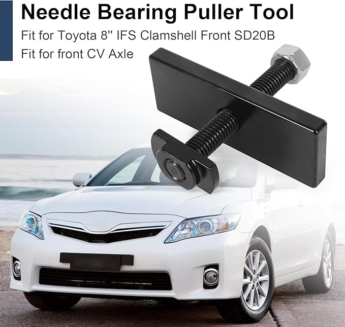 Needle Bearing Puller Tool Compatible with Toyota 8" Clamshell Front CV Axle