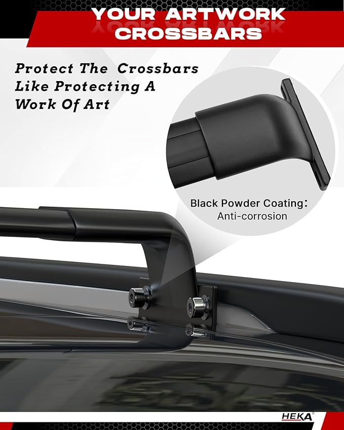 220lb Roof Rack Cross Bars Fit for Grand Cherokee L 2021 2022 2023 2024 2025 Grand Cherokee 2022 2023 2024 2025 Heavy Duty Aluminum Rails Rooftop Cargo Carriers Bikes Surfboards Kayaks Snowboards