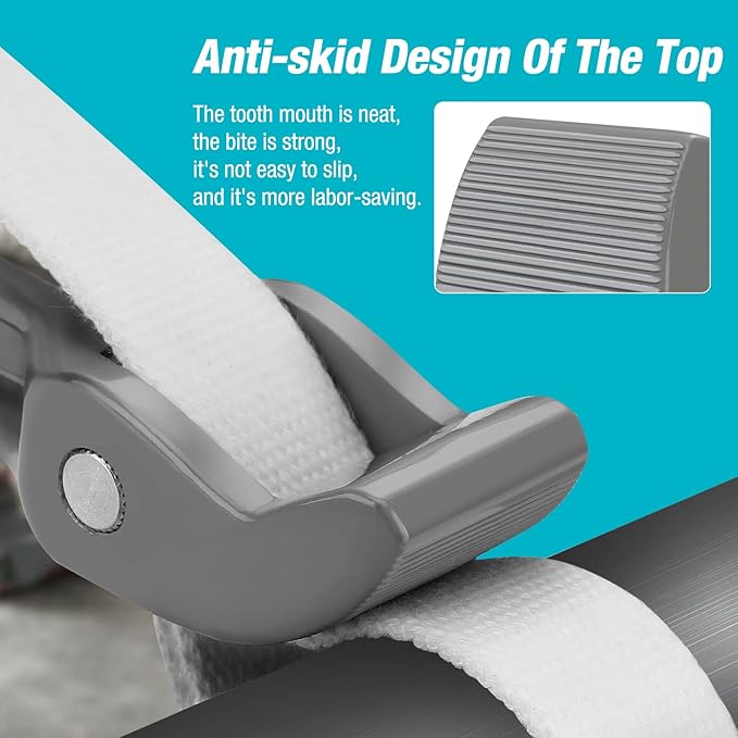 DURATECH Strap Wrench 12" Handle, Adjustable Nylon Strap Pipe Wrenches, Oil Filter Strap Opener Wrench