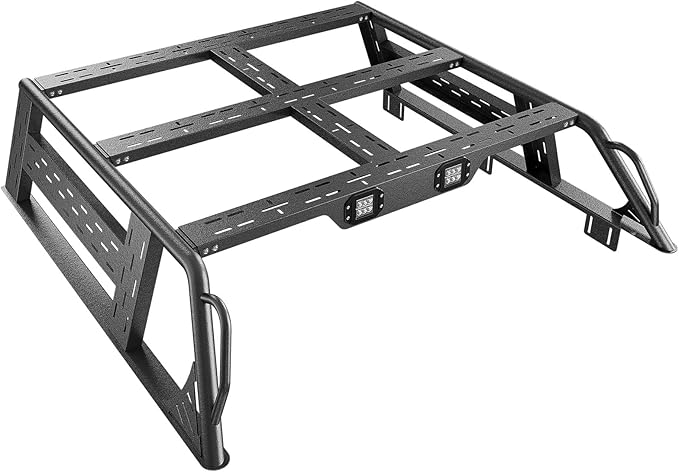 Full Size Truck Bed Rack, Compatible with F150 1992-2024, Roof Top Tent Mount
