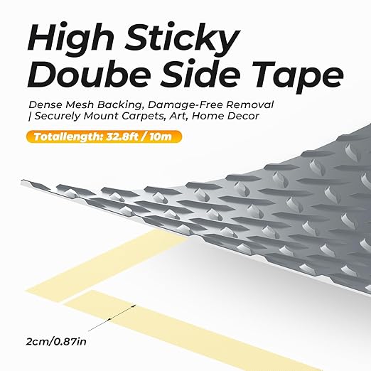 Geemax 7.8 x 18 FT Garage Floor Mats for Under Car, 2.8mm Thickened Rubber Garage Flooring Roll, M Size 140.4 SQFT Garage Car Mat for Mid-Size SUVs, Sports Car