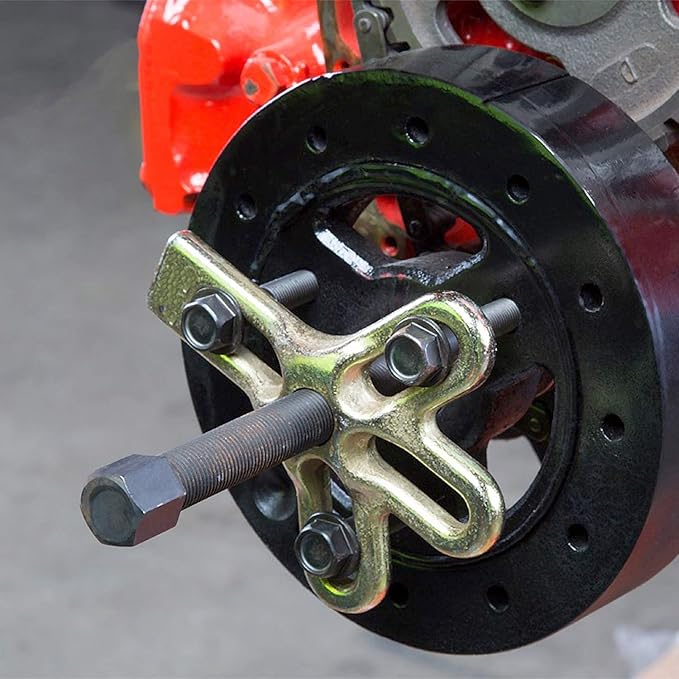 OEMTOOLS 37187 Harmonic Balancer Puller Kit - Heat-Treated Steel Puller Yoke for Gear, Steering Wheel, & Crankshaft Pulley