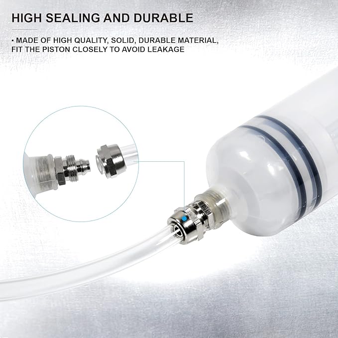 Engine Oil Extractor Pump Brake Fluid Extraction Syringe Vacuum Filling and Extracting Pump Capacity 500CC