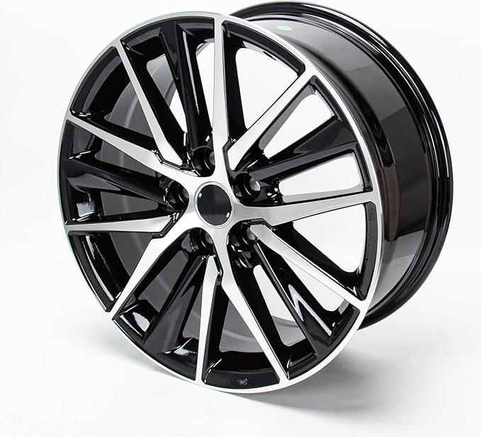 New 18" x 8" Aluminum Alloy Replacement for OE Wheel Rim Compatible with Toyota Camry 2021 2022 2023 Black, Fits for Front or Rear Wheel 95093, Set of 4