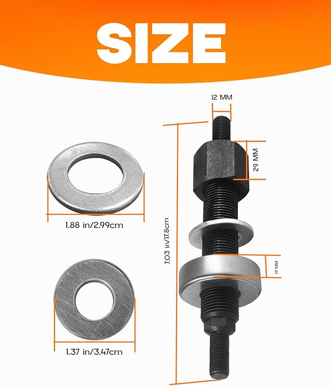 66515 Harmonic Balancers Installation Tool Harmonic Balancer Puller Installer Set For Chevy SBC BBC Cranks