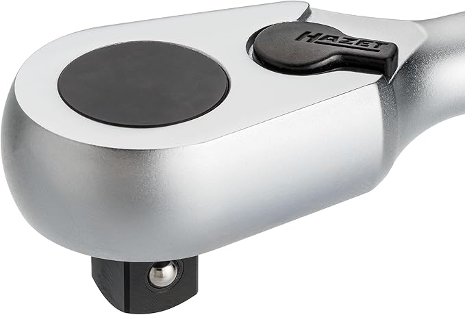 HAZET 863HP Hiper Fine-Tooth Reversible Ratchet 1/4 Inch, 4.57 Inches/116mm Length, 4 Degree Operating Angle, 120 Nm Torque, Ergonomic Reversible Lever, Corrosion-Resistant