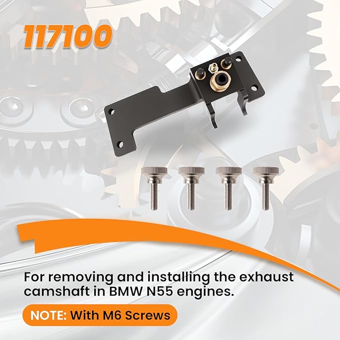 Engine Camshaft Locking Timing Tool Kit Fit for BMW N51 N52 N53 N54 N54T N55, locating Exhaust Camshaft Upper and Lower Bearing Strip, Replace 114460 118550 117100
