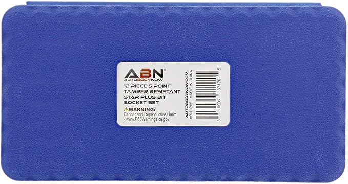 ABN Torx Plus Socket Set Star Bit Set, 12-Piece Torx Set