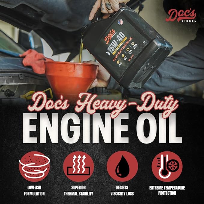 Doc's Diesel 15W-40 Full Synthetic Heavy Duty Diesel Oil 55 Gallons DOCS15W40-55G | 55-Gallon Drum