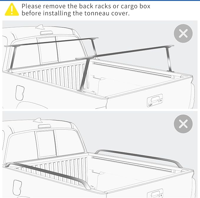 OEDRO FRP Hard Tri-fold Tonneau Cover Fold Truck Bed Covers Compatible with 2009-2025 Ram 1500 (Inclu. Classic & New) with 5.6 Feet Bed w/o Ram Box
