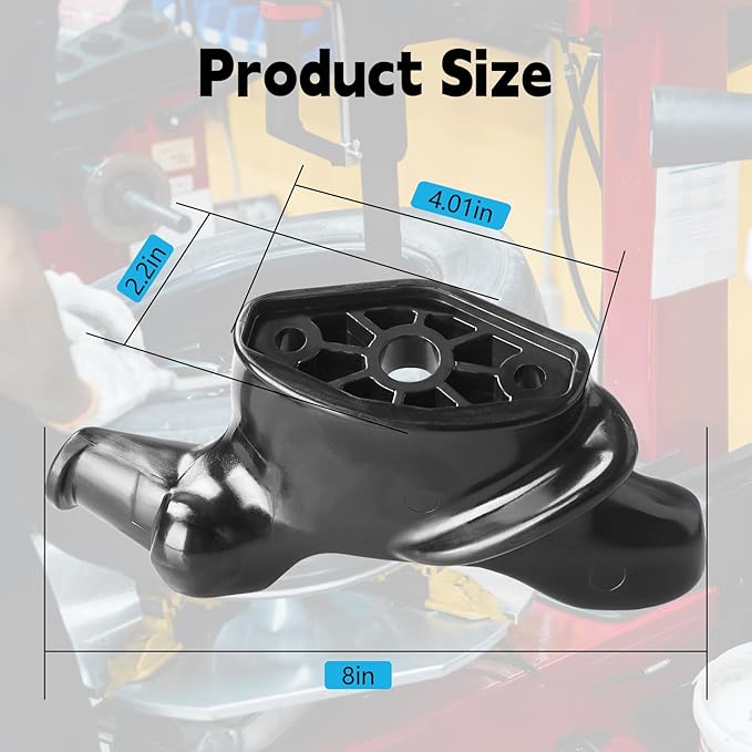 Tire Machine Duck Head 4-120129B,Wing Style Black Plastic Duck Head,Workshop Tire Changer Duck Head Replacement for TCX50/515/550 (4 Pack)