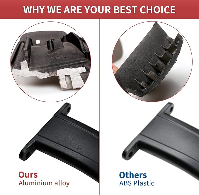 KINGGERI 220lbs Roof Rack Cross Bars Compatible with Chevrolet Tahoe & Suburban, GMC Yukon & Yukon XL, Cadillac Escalade & Escalade ESV 2015-2020, Heavy Duty Aluminum Roof Rails Crossbars All Metal