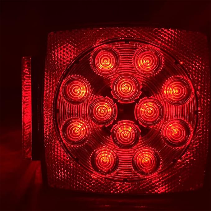 LED Trailer Light, License plate light, 12V Easy Install Waterproof for Under 80 Inch Boat utility Trailer Trucks Campers RVs Snowmobiles DOT Compliant (Light only)