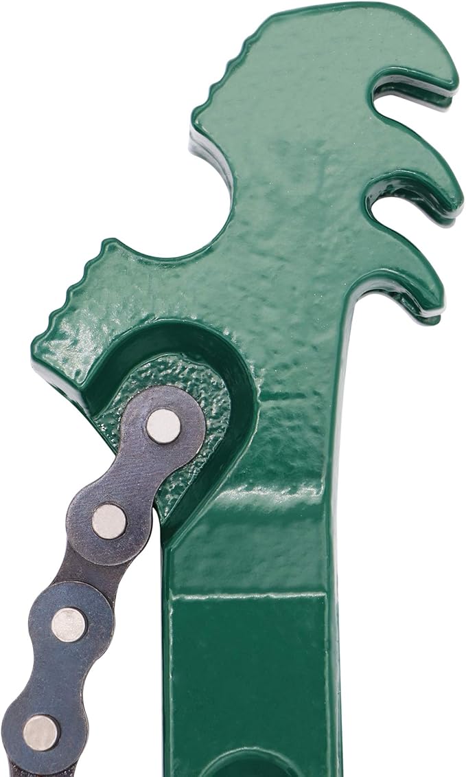 Ratcheting Chain Wrench, 16 inches Automotive Oil Fuel Filter Chain Wrench Pliers Adjustable Removal Remover Tool