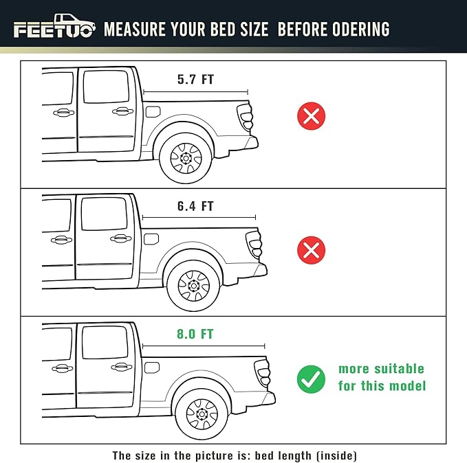 Soft Roll-Up Tonneau Cover Truck Bed for 2002-2018 Ram 1500; 2003-2022 Ram 2500 3500 8FT/96 w/o RamBox | 2019-22 Classic Ram 1500 |