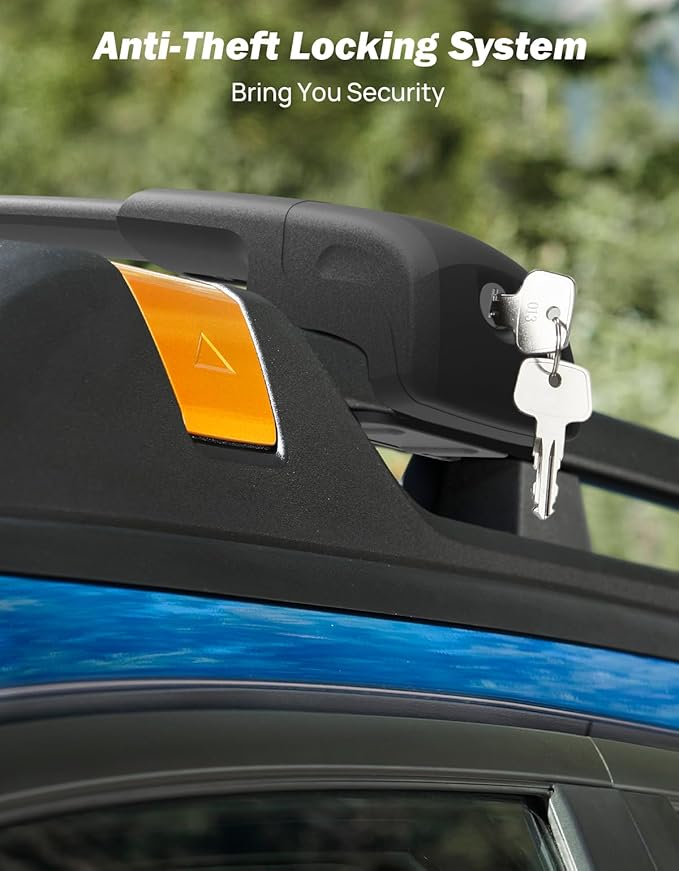 JOYTUTUS Car Roof Rack Cross Bars Compatible with Subaru Outback Wilderness 2022-2025 with Lock (Only Fit Wilderness),220LB Aluminum Crossbars for Roof Racks Suitcase Kayak Canoes Bikes Skis Snowboard