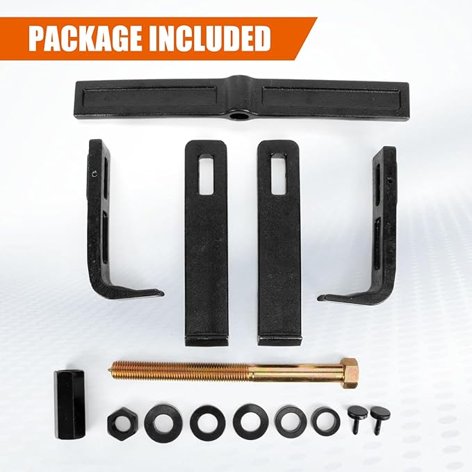 PSLER 78830 Car Repair Tool, Heavy Duty Hub Drum And Rotor Puller Kit Tools for a 1-1/4" Socket and 1-1/4" or 32mm Wrench