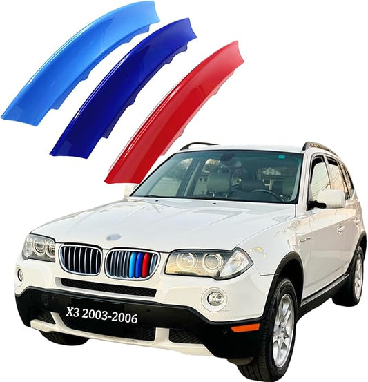 Automotive Grille Inserts for BMW X3 2003-2006 7-Beam,Front Grill Accessories