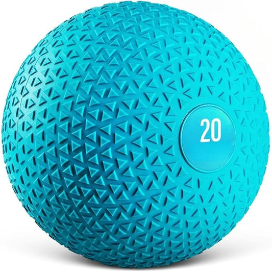 Yes4All Slam Balls, 10-40lb Weighted Ball Weight, Durable PVC Sand Filled Workout Dynamic Slam Ball for Core Strengthen
