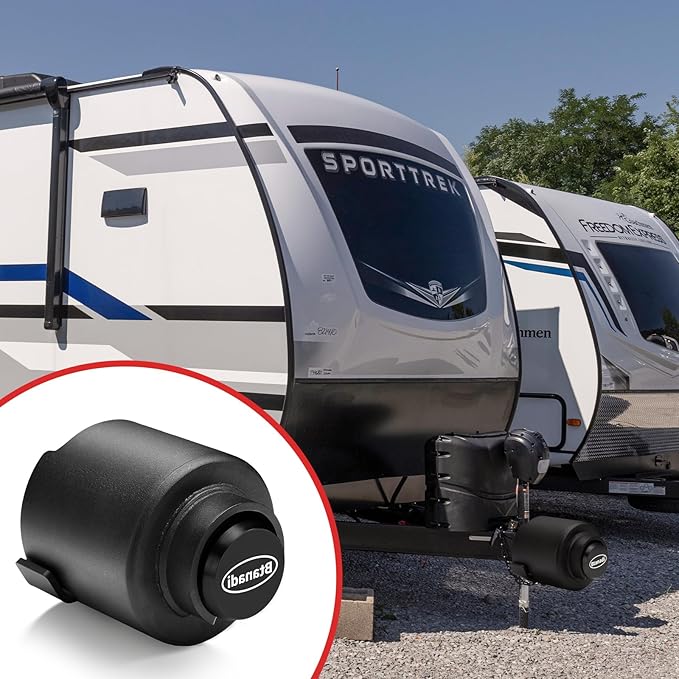 Trailer Lock Fits 2 5/16 Inch Coupler, Upgraded Heavy-Duty Steel Hitch Lock, Anti-Theft & Pry-Resistant for RV, Boat, Cargo Trailer (Black)