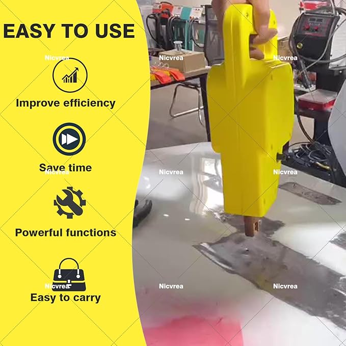 Body Repair Dent Removal Tools, 2000W Spot Welder Stud, Stud Welder Kit Stud Gun Dent Puller Kit Dent Welder Repair for Auto Body Repairing B