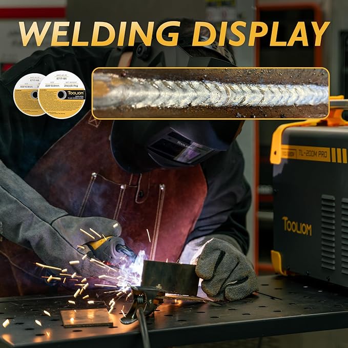 TOOLIOM E71T-GS .030" Diameter 2-Pound Spool Flux Core Self-shielded Carbon Steel MIG Welding Wire 2 PCS