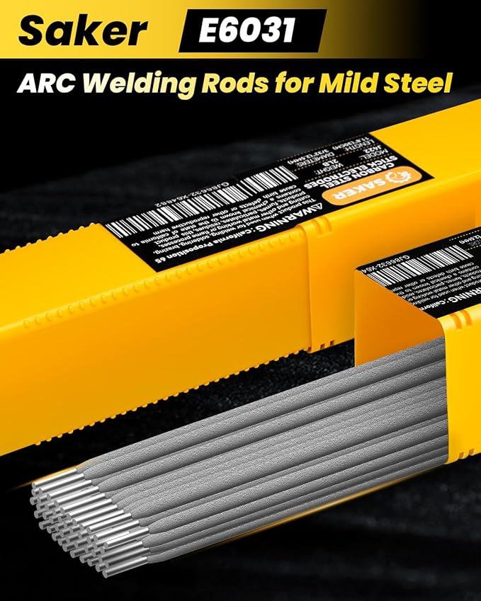 Saker E6013 Welding Rod 3/32'' 2-Pound Carbon Steel Stick Welding Electrodes