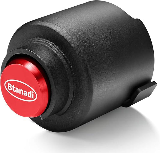 Trailer Lock Fits 2 5/16 Inch Coupler, Upgraded Heavy-Duty Steel Hitch Lock, Anti-Theft & Pry-Resistant for RV, Boat, Cargo Trailer (Red)