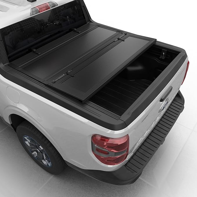 Low Profile Flip Up Truck Bed Tonneau Cover Fits 2022-2026 Ford Maverick 4'6" Bed (54.4")