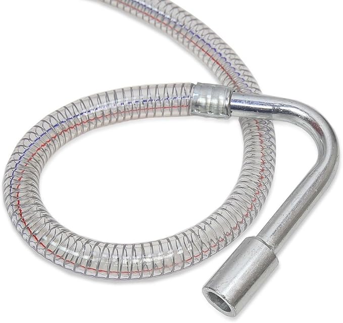 XtremepowerUS 20 Gallon Portable Waste Oil Drain Tank Air Operated Drainage Adjustable Funnel Height with Wheel, Red