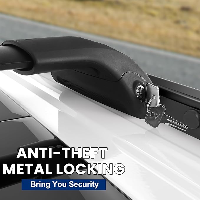 220Lbs Roof Rack Crossbars for 2015-2020 Chevy Tahoe Suburban Yukon Escalade with Anti-Theft Lock, Heavy Duty Aluminum Anti-Corrosion Cross Bar Fit Luggage Luggage Kayaks Bicycles Snowboard