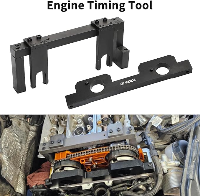 DPTOOL Camshaft Timing Flywheel Holder Tool Fuel Injector Remover Kit Compatible with BMW N20 N26 Engine