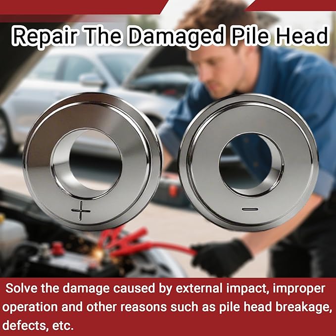 Car Battery Pile Head Repair Tool Battery Welding Pile Mold Connectors, Post Joint Repairing Tools Mould Dia 18MM 16MM, 1 Set