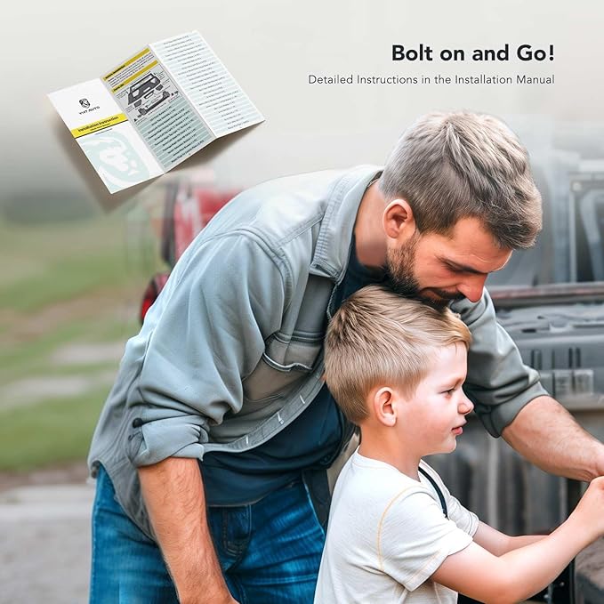 YHTAUTO 3" Bull Bar Push Bar with Skid Plate Light Mount Fit Nissan Models, Titan 2017-2024 V8 5.6L, S/S 304 Brush Guard for Truck Front Bumper Off Road Accessories