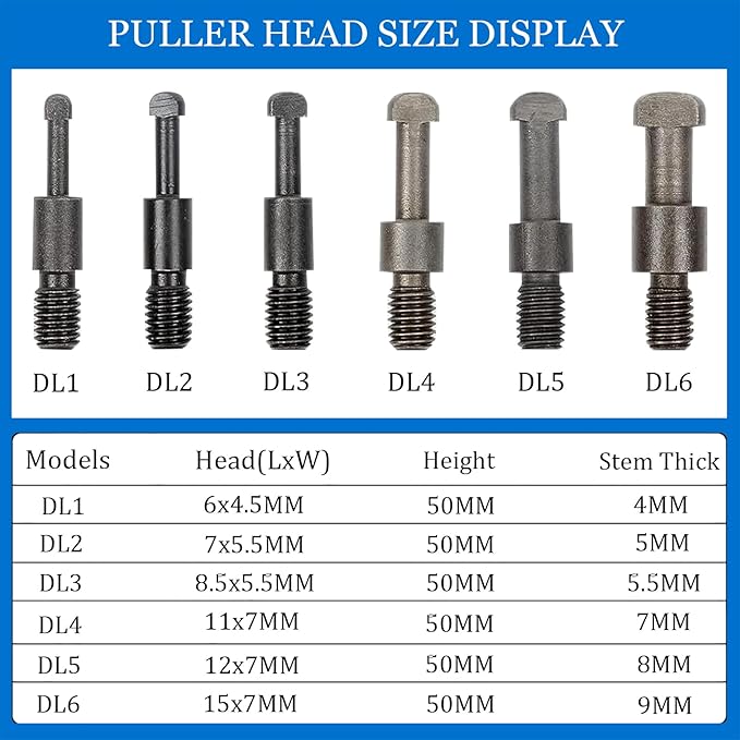 Bearing Puller, 21 in1 Bearing Puller Set, 3 Jaw Internal Bearing Removal Tool with Storage Box, for Repair Motorbikes, Cars and More Mechanical Equipment, Red