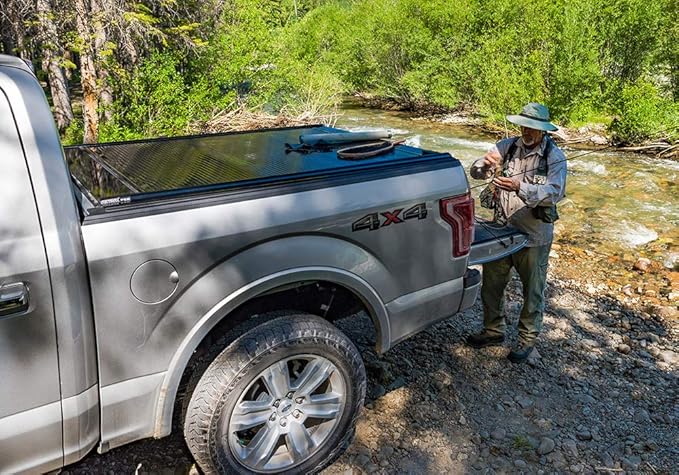 RetraxONE Retractable Truck Bed Tonneau Cover | 10842 | fits Tundra Regular & Double Cab 6.5' Bed with Deck Rail System (07-18)