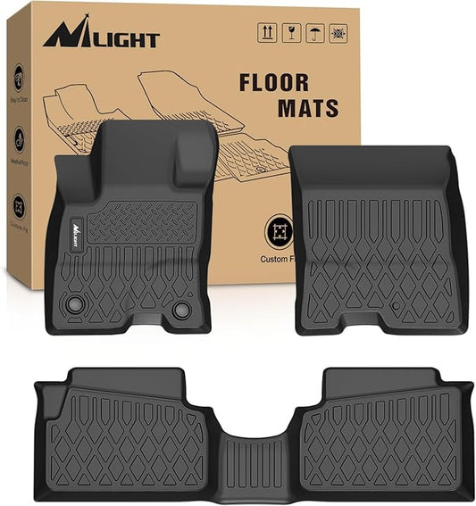 Nilight TPE Floor Mats for Ford Maverick Hybrid 2022 2023 2024 2025, All Weather Custom Fit Heavy Duty Floor Liners