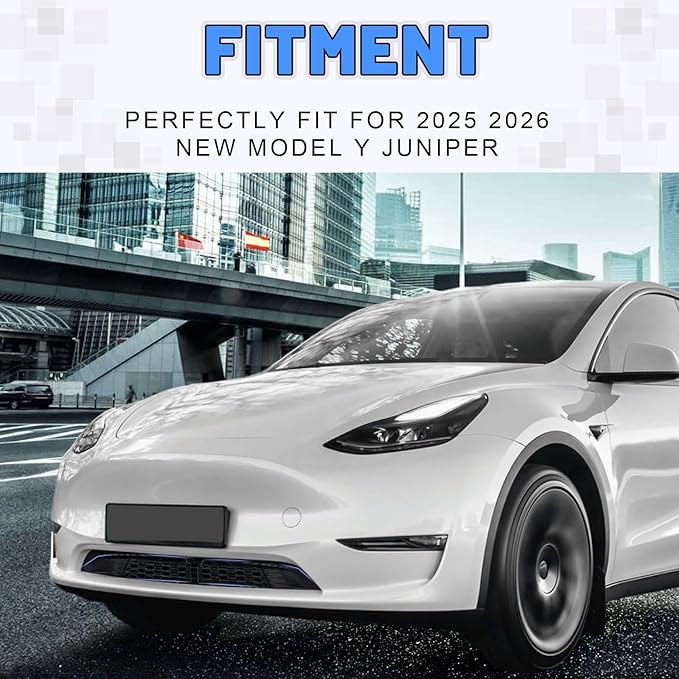 Grille Mesh Insert for Tesla, Model Y 2025 &Front Grille Mesh Inserts for New Model Y Accessories No Sticker Needed and Detachable Version