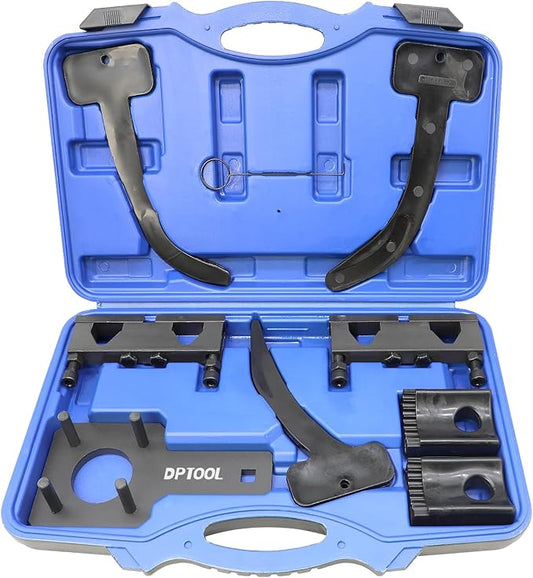DPTOOL Camshaft Phaser Timing Chain Tool Camshaft Holding Tool Crankshaft Pulley Wrench Compatible with VW Jeep Chrysler Dodge 3.6L Pentastar Engine Replace 10200A 10202 10369 10198A 2025200090