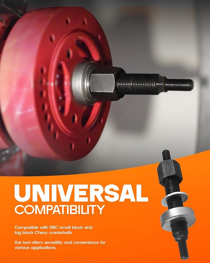 66515 Harmonic Balancers Installation Tool Harmonic Balancer Puller Installer Set For Chevy SBC BBC Cranks