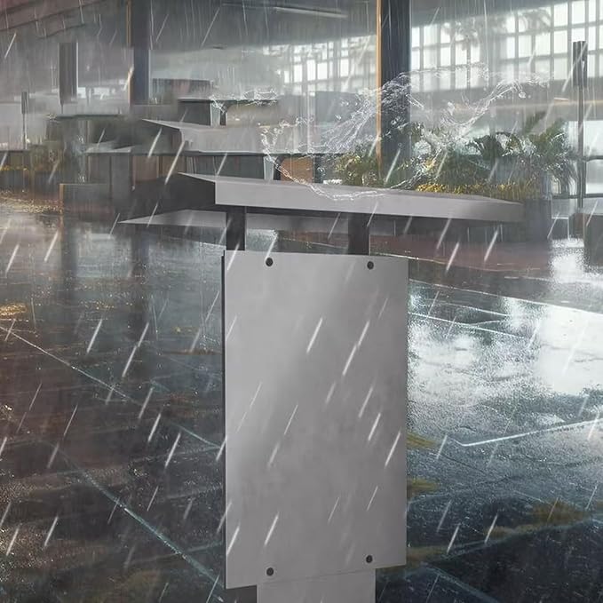 EV Charger Pedestal, Outdoor Electric Vehicle Charger Stand, Freestanding Charging Station Stand Accessory, Corrosion Resistant, Galvanized Steel, for All Level 2 Chargers