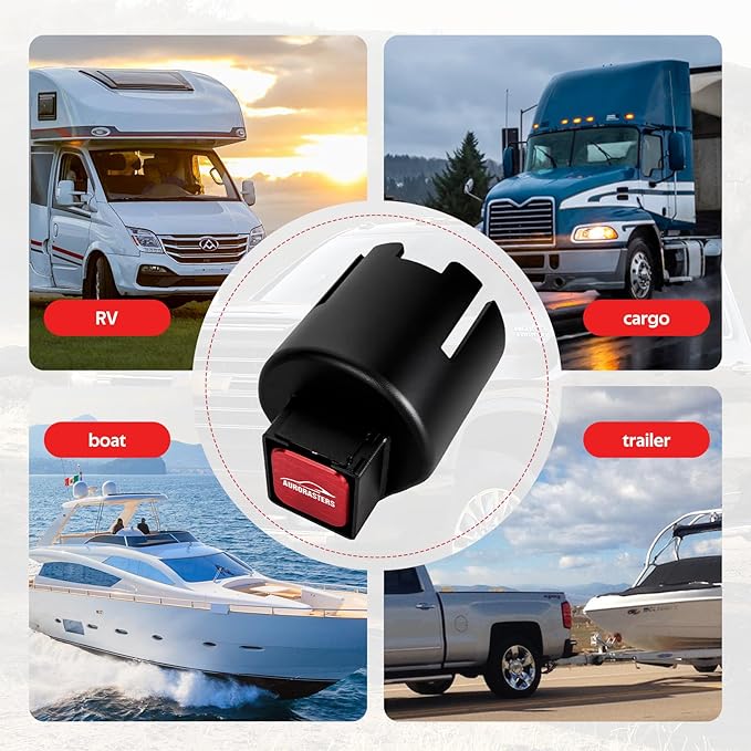 Trailer Lock fits 2" and 2 5/16 Coupler,Heavy Duty Trailer Tongue Coupler Lock Anti Theft for RV Travel/Utility/Pickup/Boat/Camper Trailer-Red