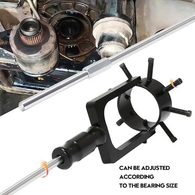 3.75 inch CV Axle Shaft Puller Tool Kit ，UTV/ATV CV Axle Removal Tool，Heavy Duty Axle Puller with Slide Hammer for Cars, Trucks, ATV & UTV - CV Joint & Driveshaft Removal Tool Set