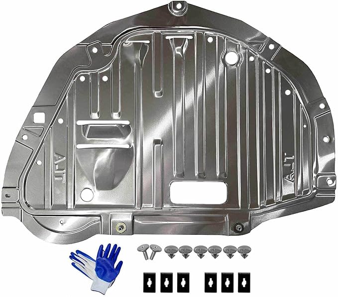 Aluminum Alloy Engine Splash Shield Guard Under Car Cover for Honda CRV Ex Exl 2017-2022 1.5l L4, 74112-TLA-A01